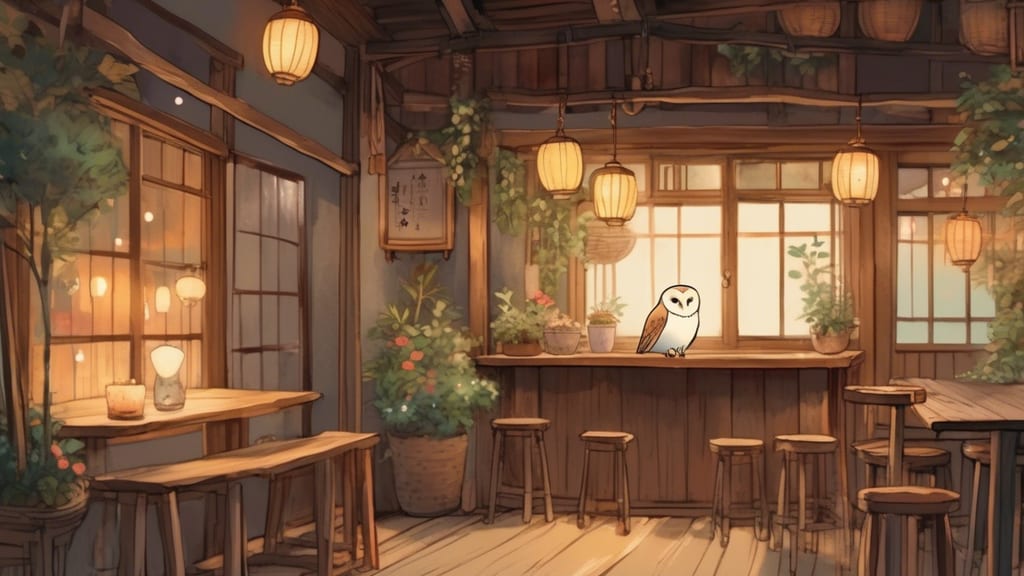 Owl Cafe Chouette - Owl Cafe Cafe in Osaka, Japan