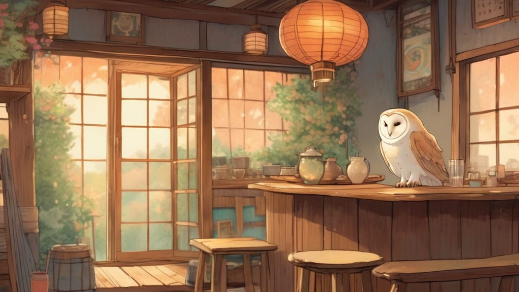 Owl's Nest Cafe - Owl Cafe Cafe in Taito City, Japan