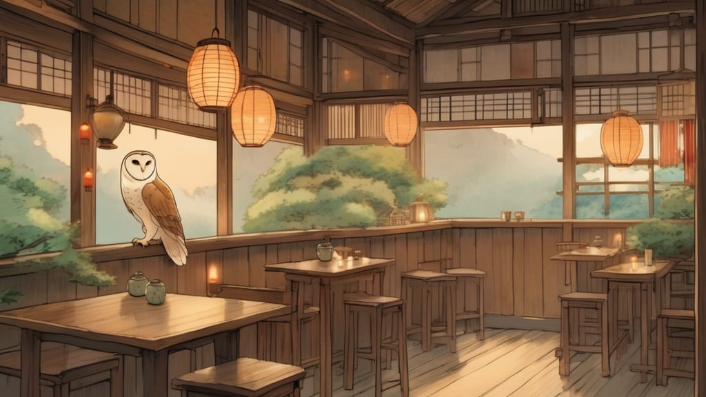 BAR OWL - Owl Cafe Cafe in Asaka, Japan