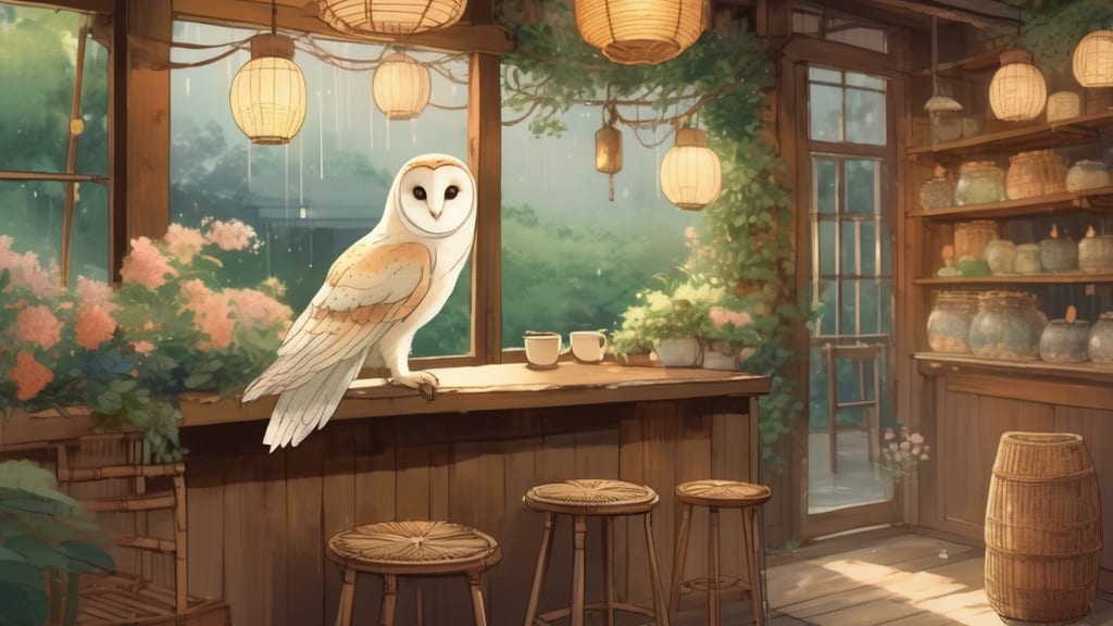 OWL BAR（オウルバル） - Owl Cafe Cafe in Kasukabe, Japan