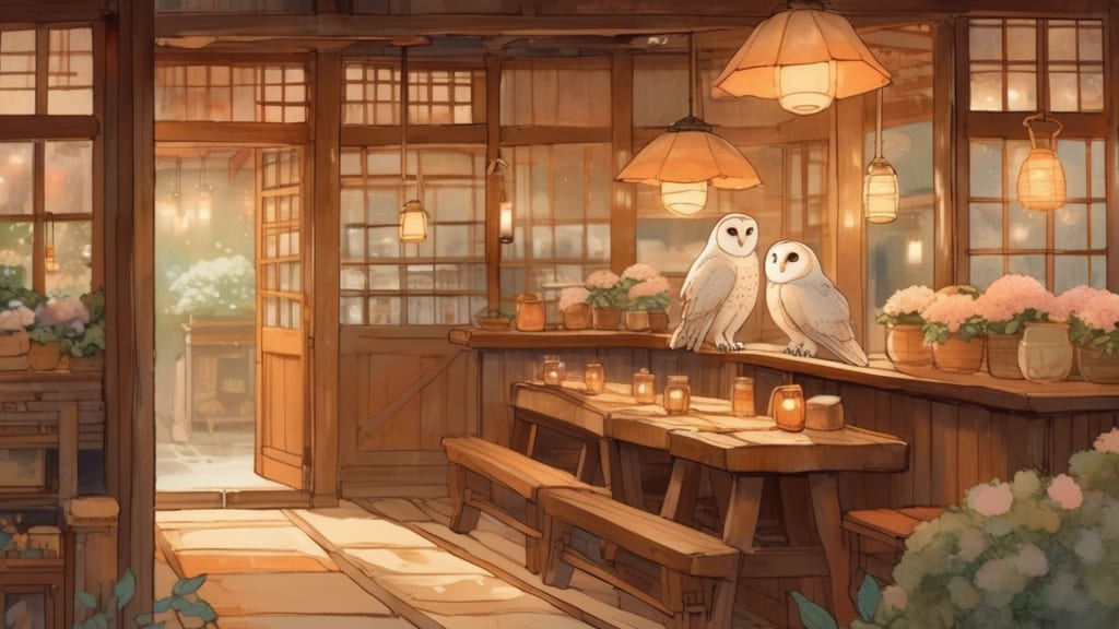 OWL - Owl Cafe Cafe in Katsuura, Japan