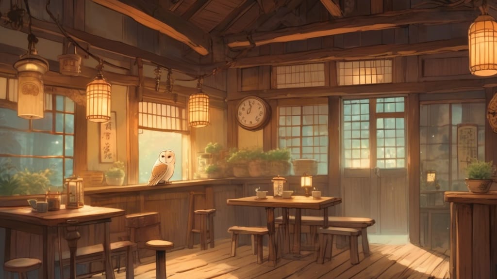 Fukurou - Owl Cafe Cafe in Sayama, Japan