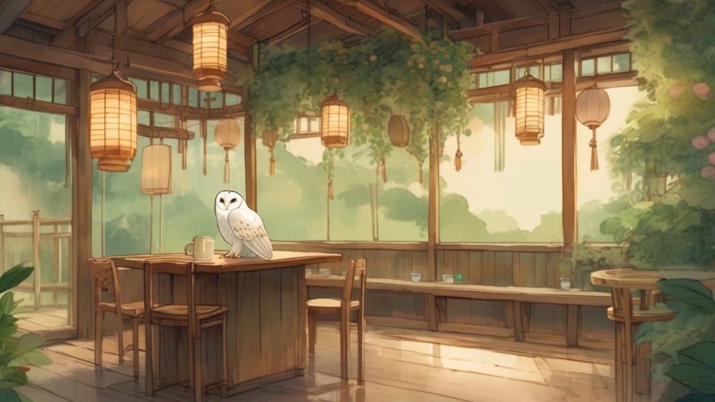 ふくろうの花畑 カフェ - Owl Cafe Cafe in Fukuyama, Japan