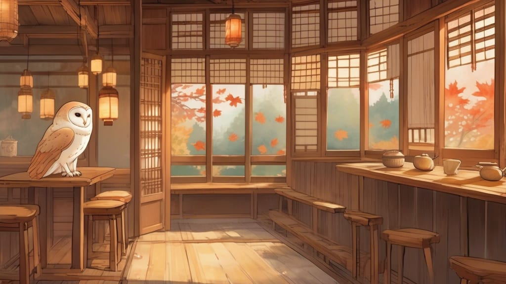 Fukurokafe Ricky Tochigiten + - Owl Cafe Cafe in Otawara, Japan