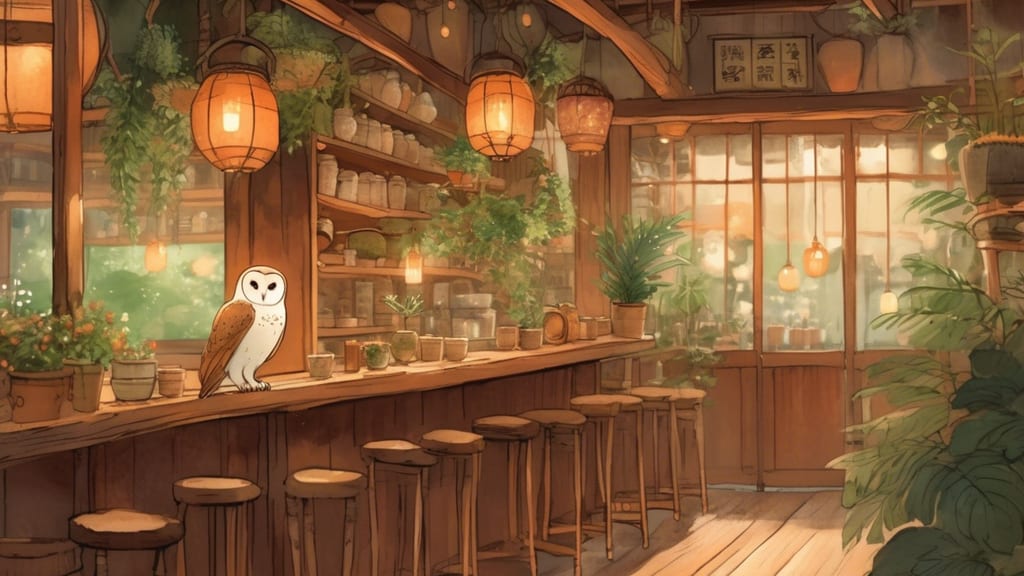 Owl Cafe X Tanita Cafe - Owl Cafe Cafe in Kurashiki, Japan