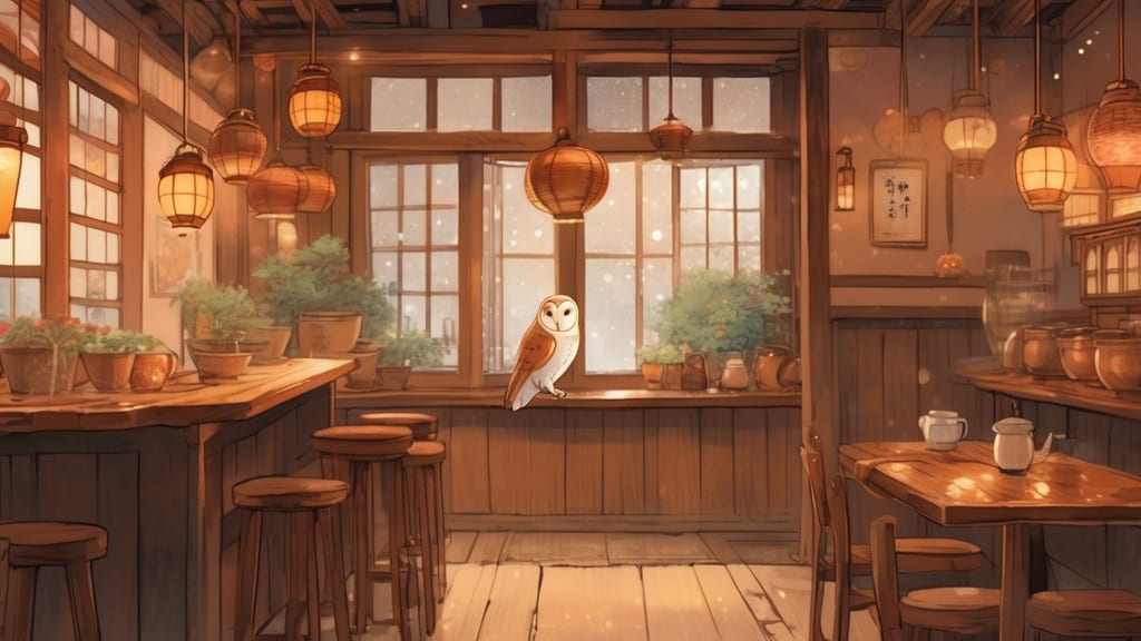 Owl Cafe Ricky - Owl Cafe Cafe in Morioka, Japan