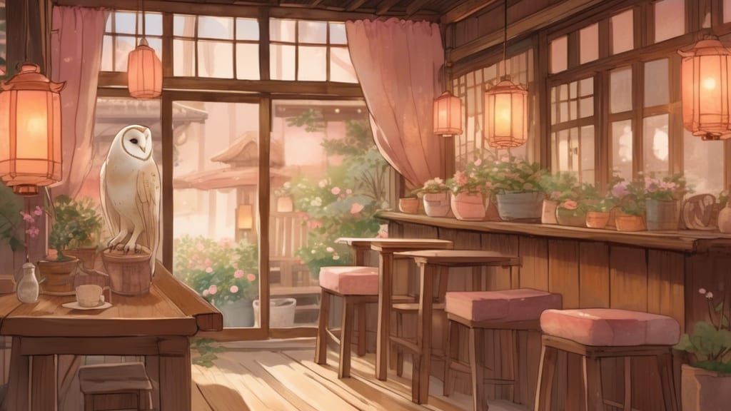 アニマルカフェ Cure Owl - Owl Cafe Cafe in Sakai, Japan