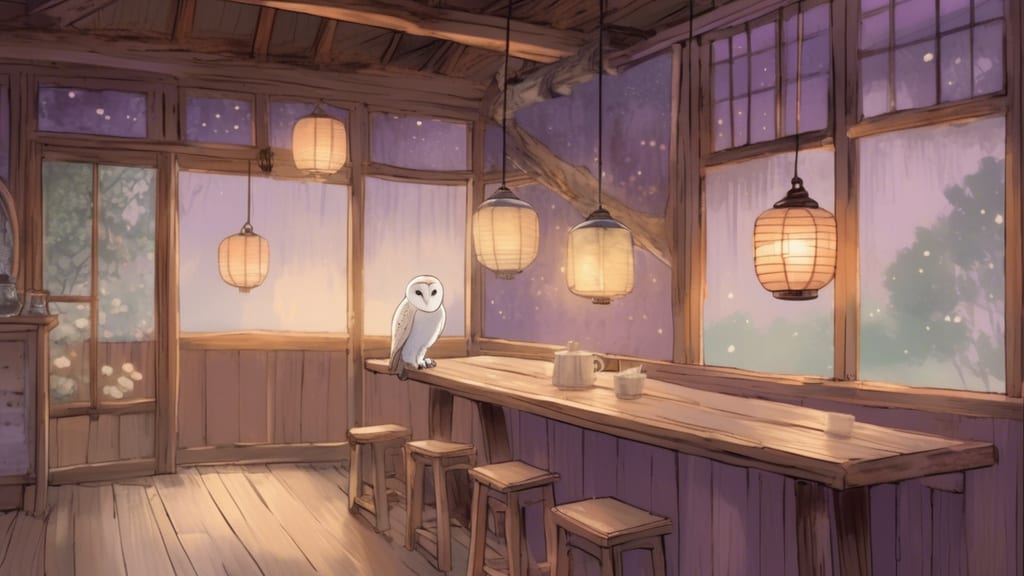 Owl Cafe Crew - Owl Cafe Cafe in Minoh, Japan