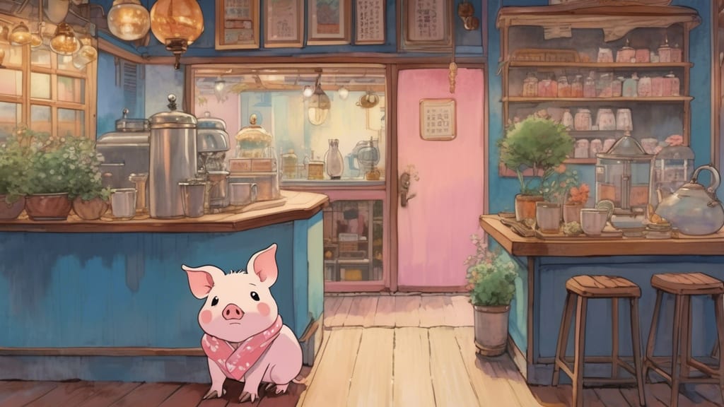 Cafe Kanon - Pig Cafe Cafe in Saitama, Japan