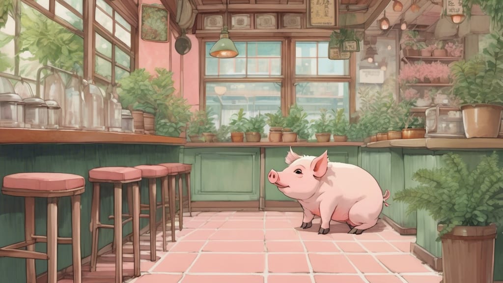 mipig cafe イオンモール名取店【マイクロブタカフェ】 - Pig Cafe Cafe in Natori, Japan