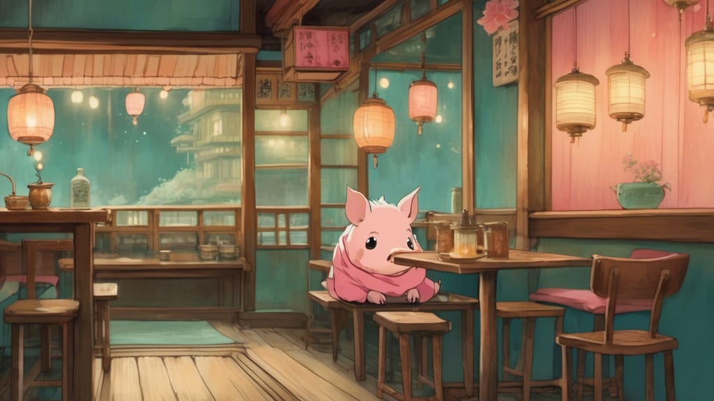 Pig a Boo - Pig Cafe Cafe in Iruma, Japan