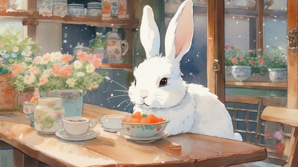 ゆきうさぎ - Rabbit Cafe Cafe in Asahikawa, Japan