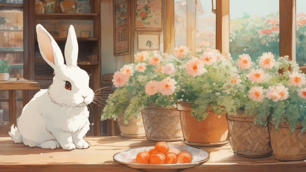 Cafe Early Wake Up Rabbit - Rabbit Cafe Cafe in Chiba, Japan