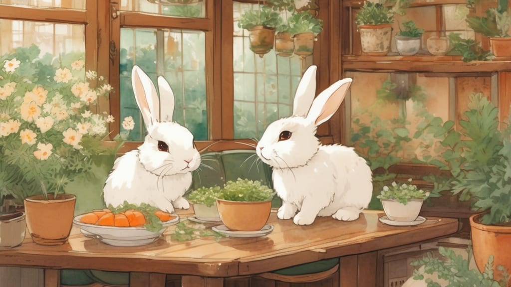 green rabbit - Rabbit Cafe Cafe in Kure, Japan