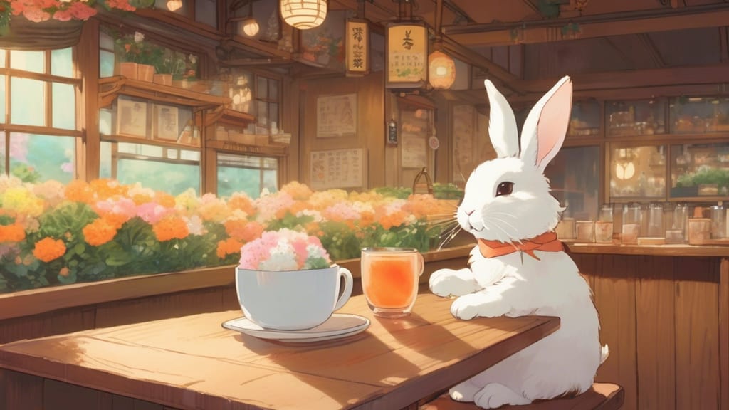 Usagiya - Rabbit Cafe Cafe in Saihaku District, Japan