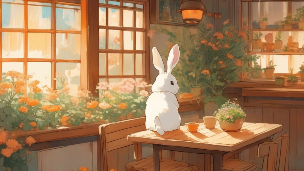 うさぎ舎 - Rabbit Cafe Cafe in Ibusuki, Japan