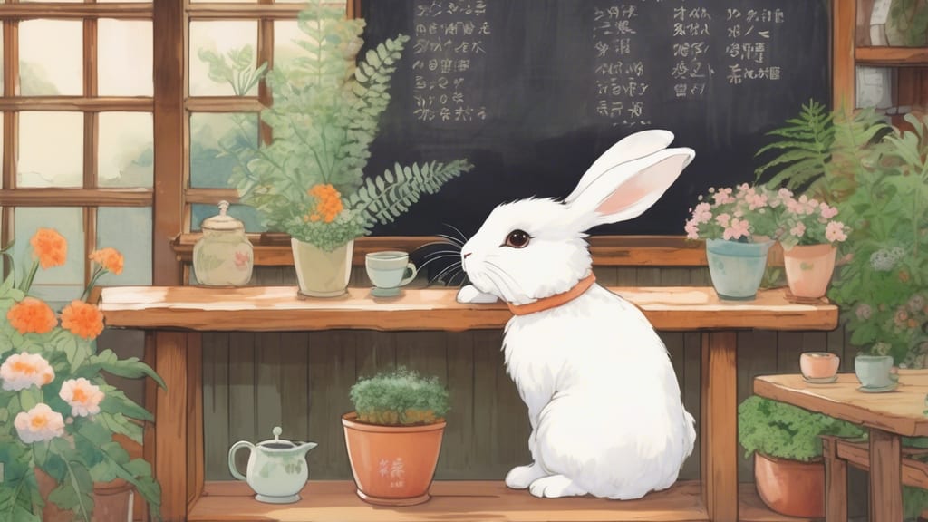 太宰府 ㅤ兎珈琲 - Rabbit Cafe Cafe in Dazaifu, Japan