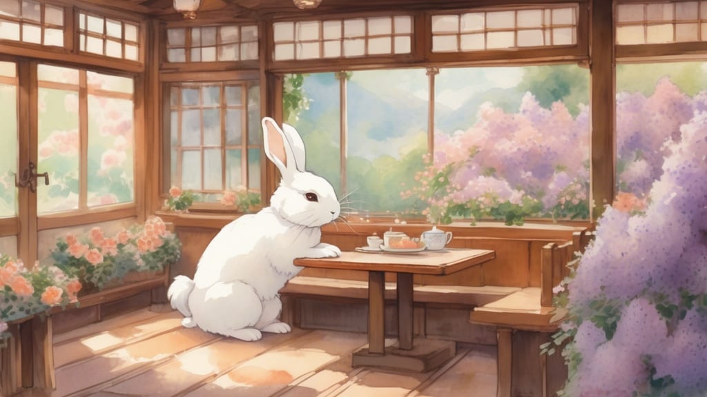 ネザーランドドワーフ専門店うさんぽ&うさカフェ - Rabbit Cafe Cafe in Wadahigashi, Japan