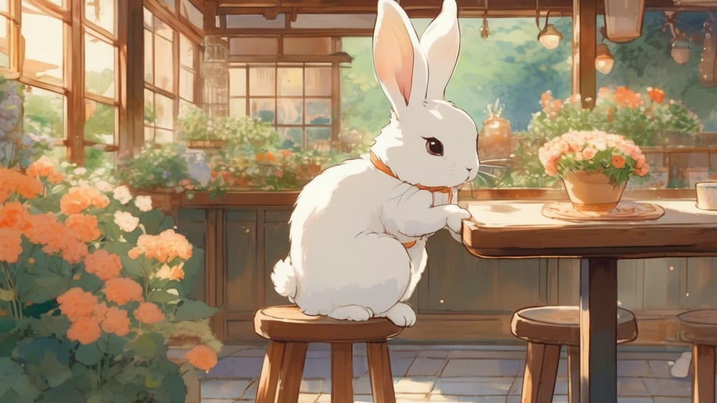 パスタ＆バル CLOCK RABBIT（クロックラビット） - Rabbit Cafe Cafe in Higashiyamato, Japan