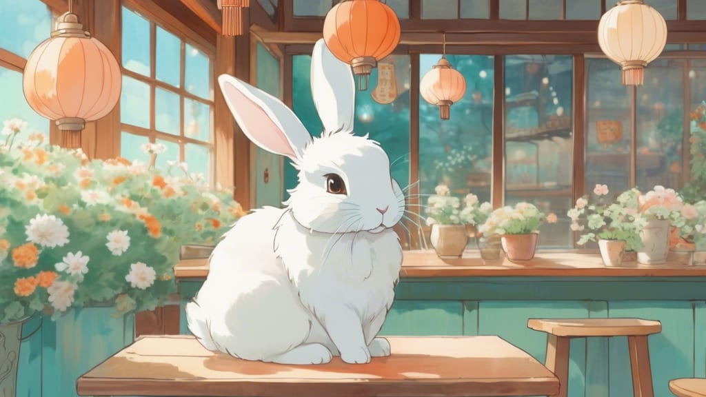 Usagi Wonderland - Rabbit Cafe Cafe in Nagoya, Japan