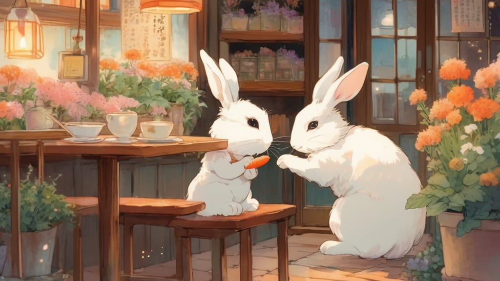 Usagi - Rabbit Cafe Cafe in Taito City, Japan