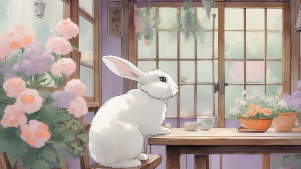 Rabbit - Rabbit Cafe Cafe in Imari, Japan