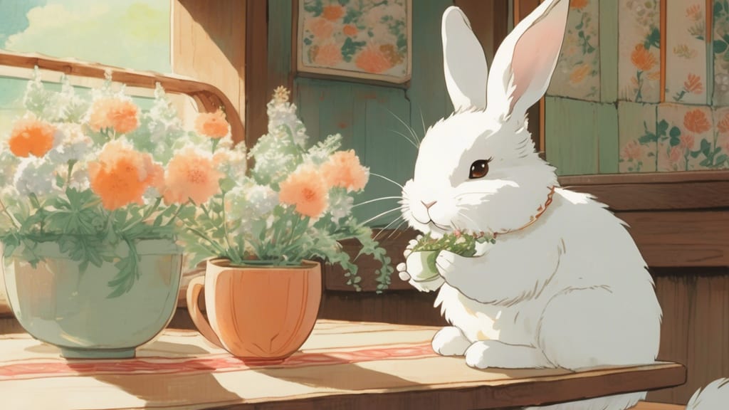 うさぎの隠れ家 - Rabbit Cafe Cafe in Fujieda, Japan
