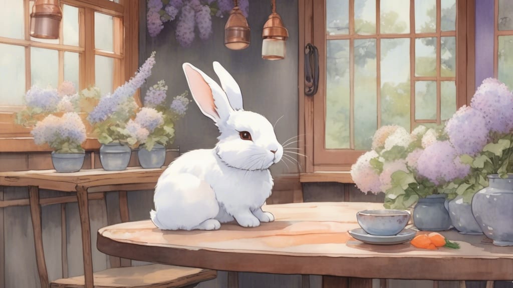 Fukaya Kacho Cafe - Rabbit Cafe Cafe in Fukaya, Japan