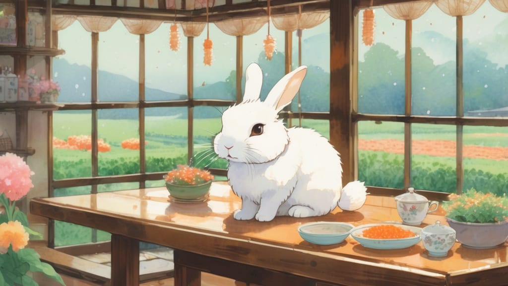Rabbit - Rabbit Cafe Cafe in Karatsu, Japan