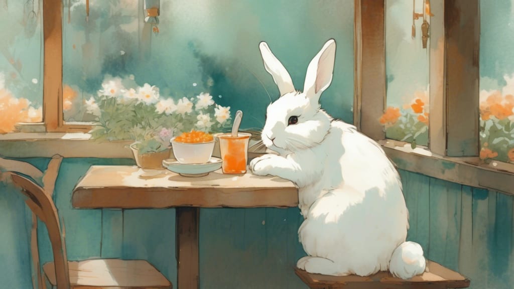 Usagi Cafe - Rabbit Cafe Cafe in Kumamoto, Japan