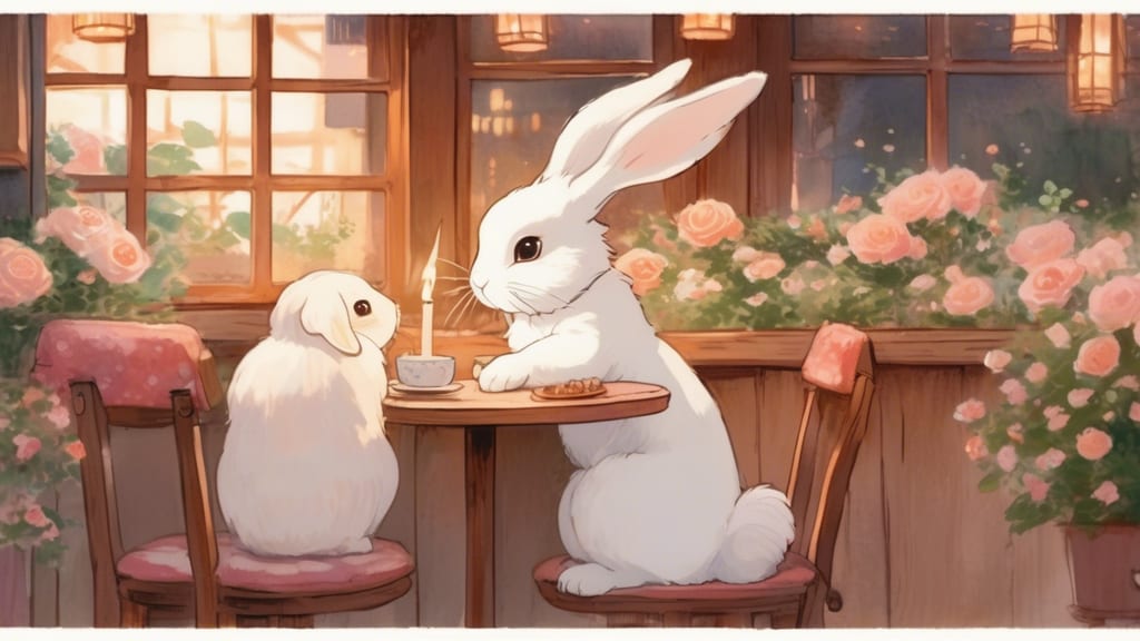 Karaoke Rabbit - Rabbit Cafe Cafe in Miyakojima, Japan