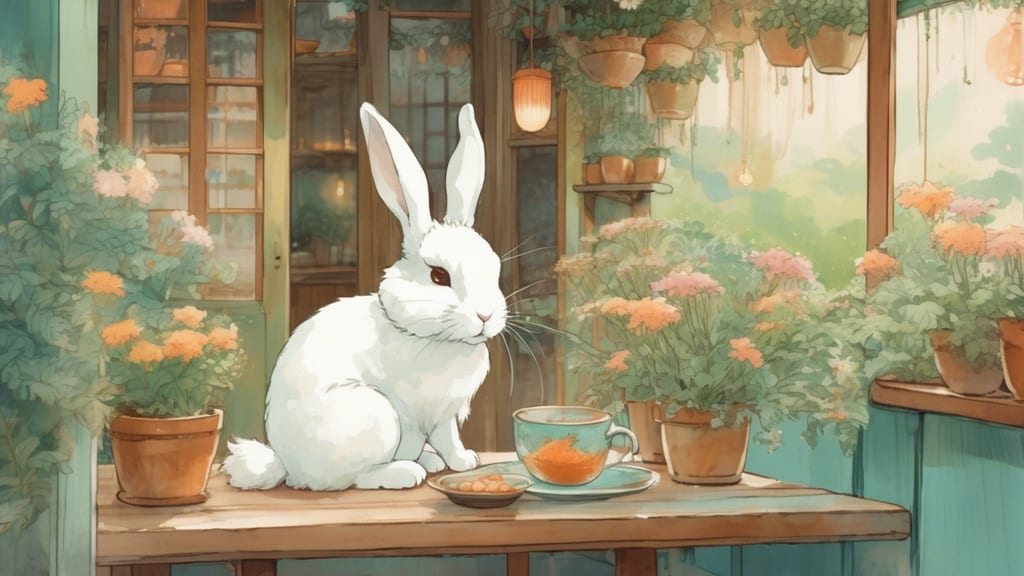 Pearl Rabbit(パールラビット) - Rabbit Cafe Cafe in Joetsu, Japan