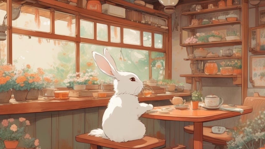 SOoあぐりーず愛し野うさぎカフェ - Rabbit Cafe Cafe in Soo, Japan