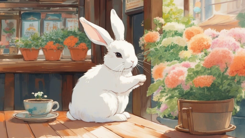 うさぎホテル&カフェ しあわせうさぎ - Rabbit Cafe Cafe in Kitahiroshima, Japan