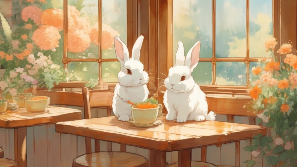 Usagiya - Rabbit Cafe Cafe in Osato District, Japan