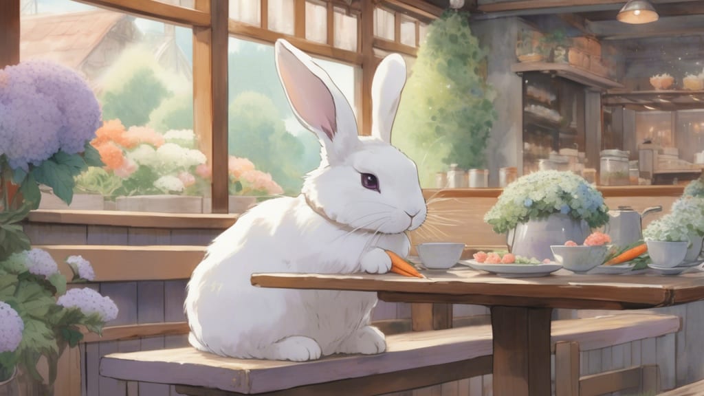 Ra.a.g.f Rabbit Café - Rabbit Cafe Cafe in Shibuya, Japan