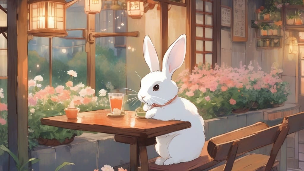 snack Rabbit - Rabbit Cafe Cafe in Suwa, Japan