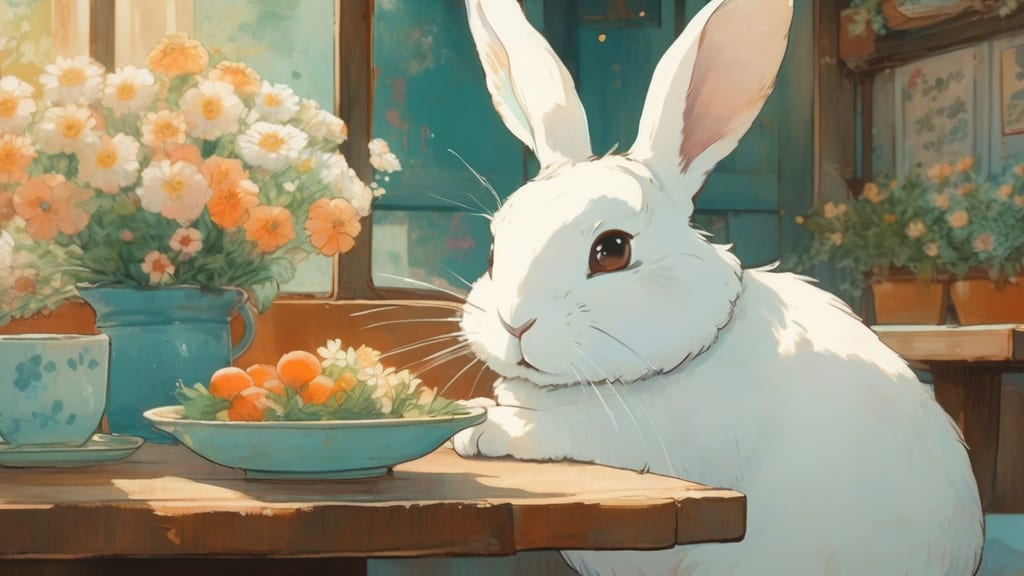 Tsukiusagi - Rabbit Cafe Cafe in Saiki, Japan