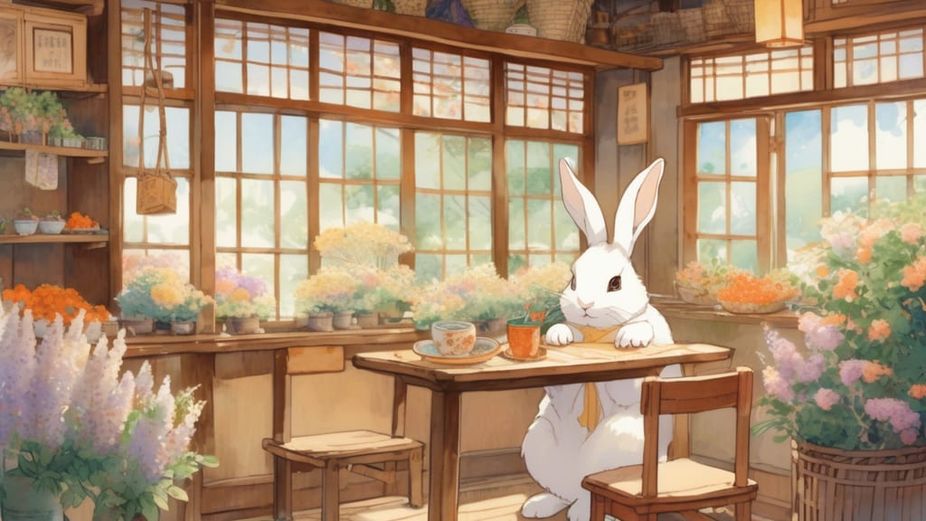 Tsukuusagi - Rabbit Cafe Cafe in Izumo, Japan