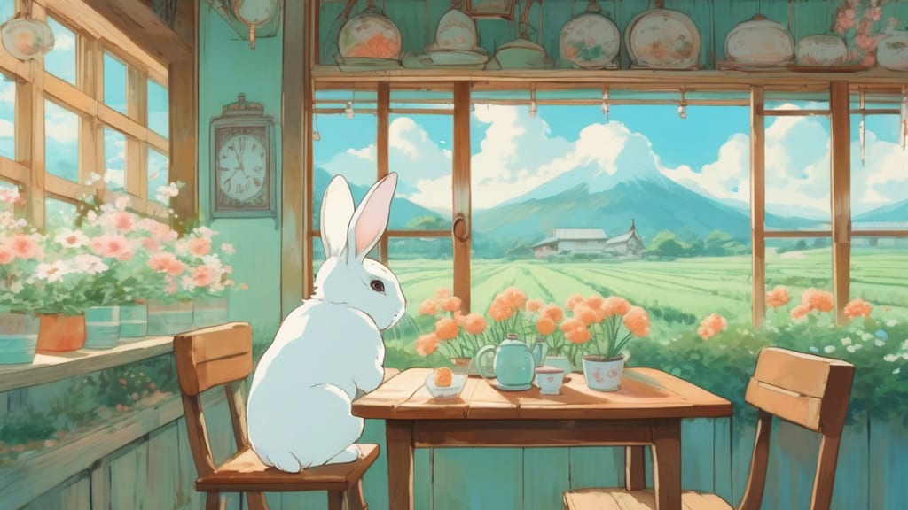Bunny Bar Ame 上野【バニーバー アメ】 - Rabbit Cafe Cafe in Taito City, Japan