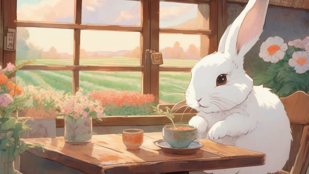 Rabbit - Rabbit Cafe Cafe in Yonago, Japan