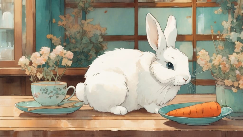 cafeうさぎのしろ - Rabbit Cafe Cafe in Asahikawa, Japan