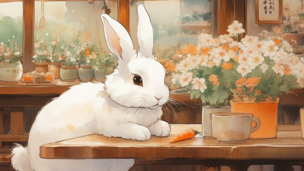 Kocka Torte コシュカトルテ - Rabbit Cafe Cafe in Fukuyama, Japan