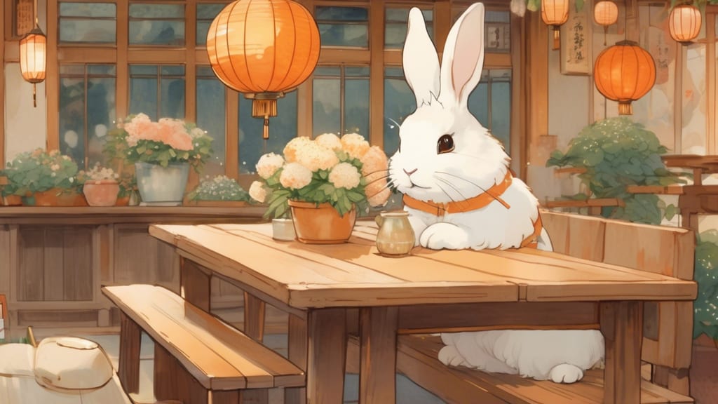 お茶カフェうさぎ - Rabbit Cafe Cafe in Saitama, Japan