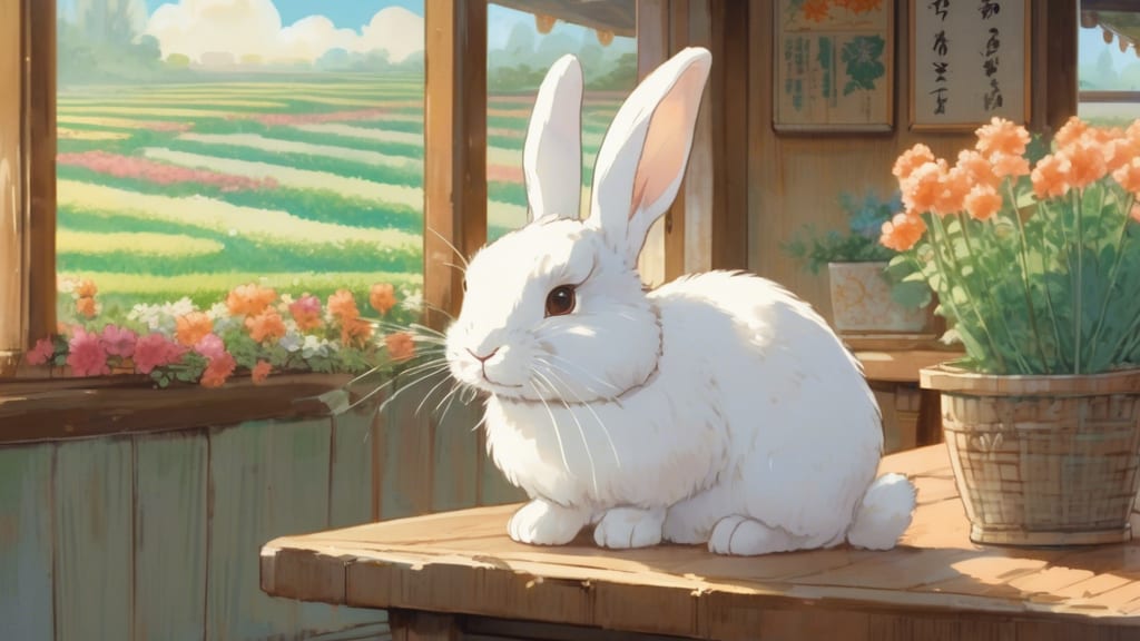 BOOKS BUNNY ／ ブックスバニー - Rabbit Cafe Cafe in Shibuya, Japan