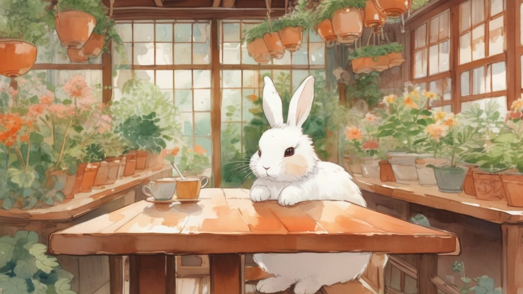Rabbit - Rabbit Cafe Cafe in Kita City, Japan