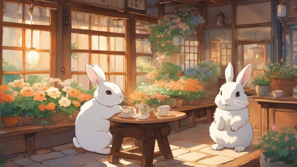 CAFE&LUNCH うさぎ - Rabbit Cafe Cafe in Obihiro, Japan