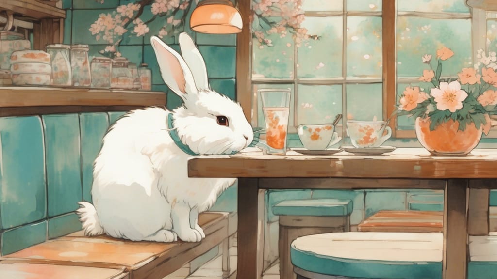 Rabbit Creek - Rabbit Cafe Cafe in Hirosaki, Japan