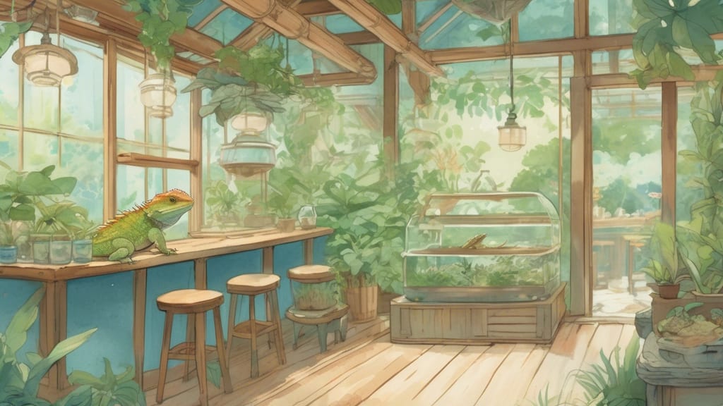 Osu Monster oozoo - Reptile Cafe Cafe in Nagoya, Japan