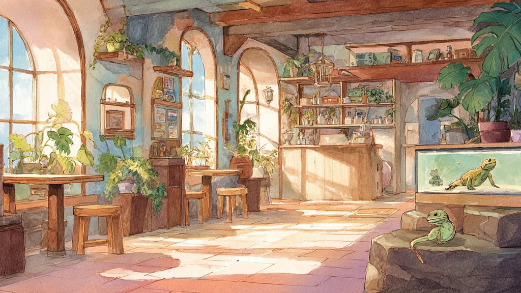 Animal Cafe Milk - Reptile Cafe Cafe in Fukuroi, Japan